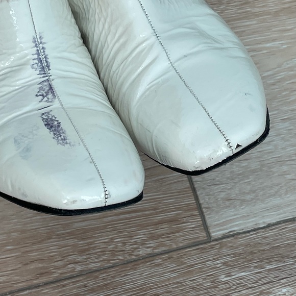 Rag and bone white patent leather booties - Picture 6 of 8